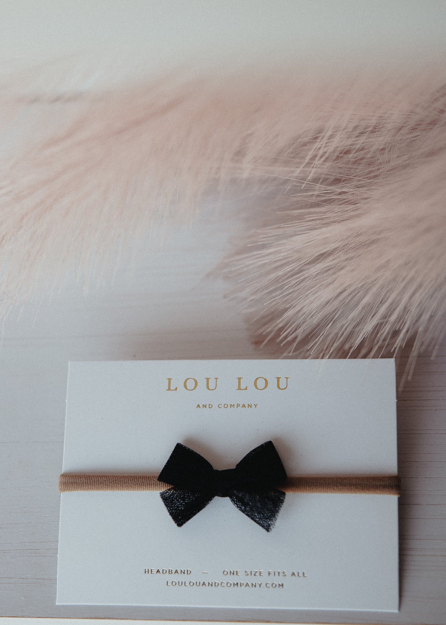 Mini Tulle Bow Headband (Multiple Colors)
