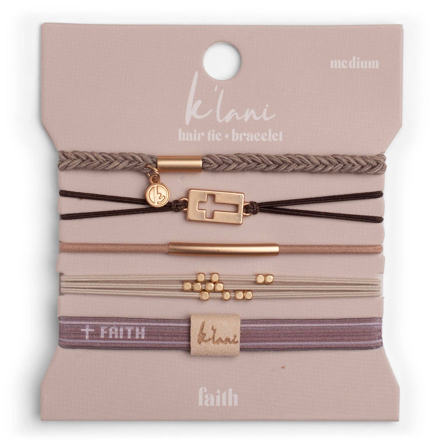 Faith, K'Lani Hair Tie Bracelets