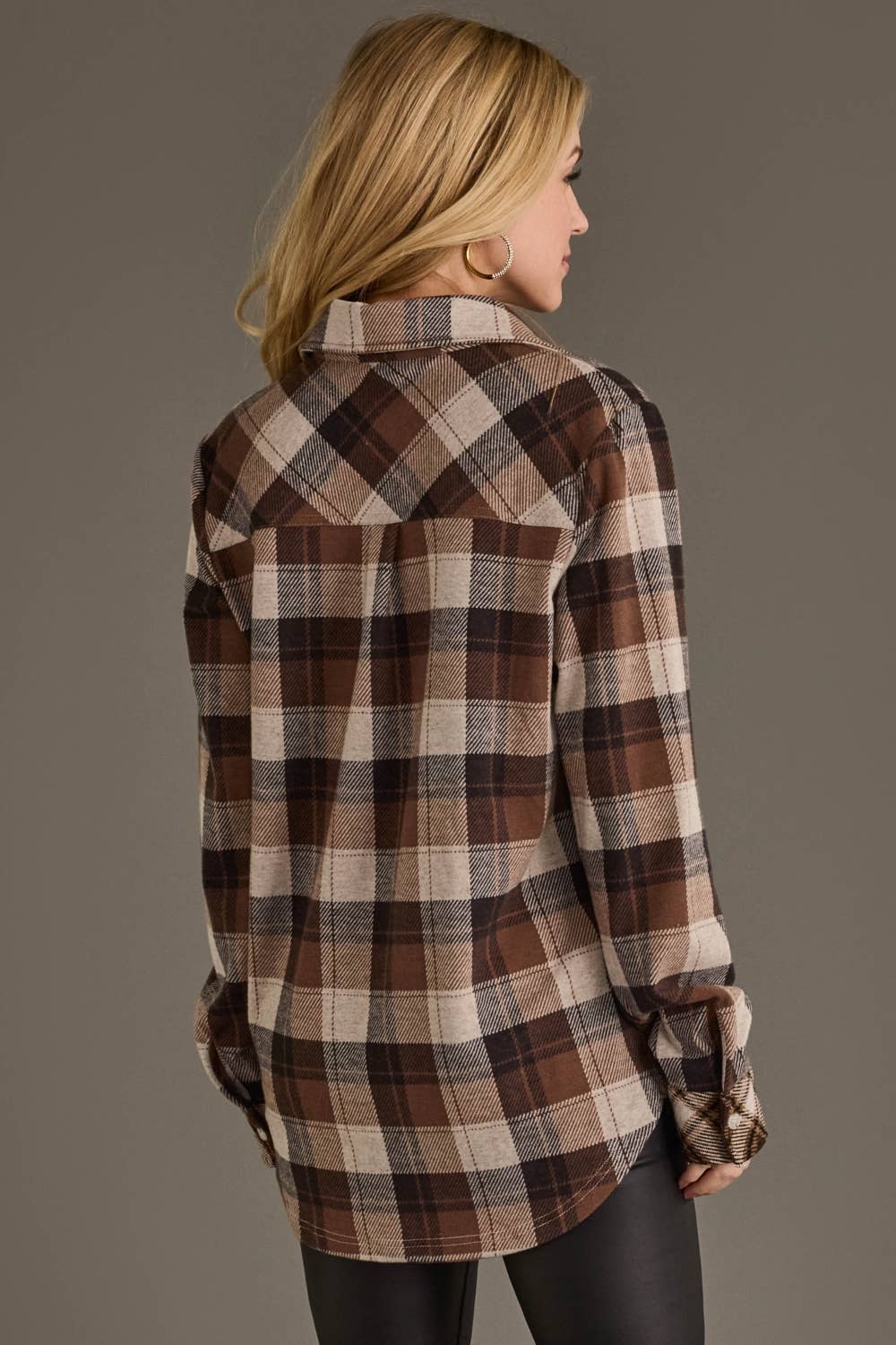 The Lisa (Brown, Black & Cream Plaid)