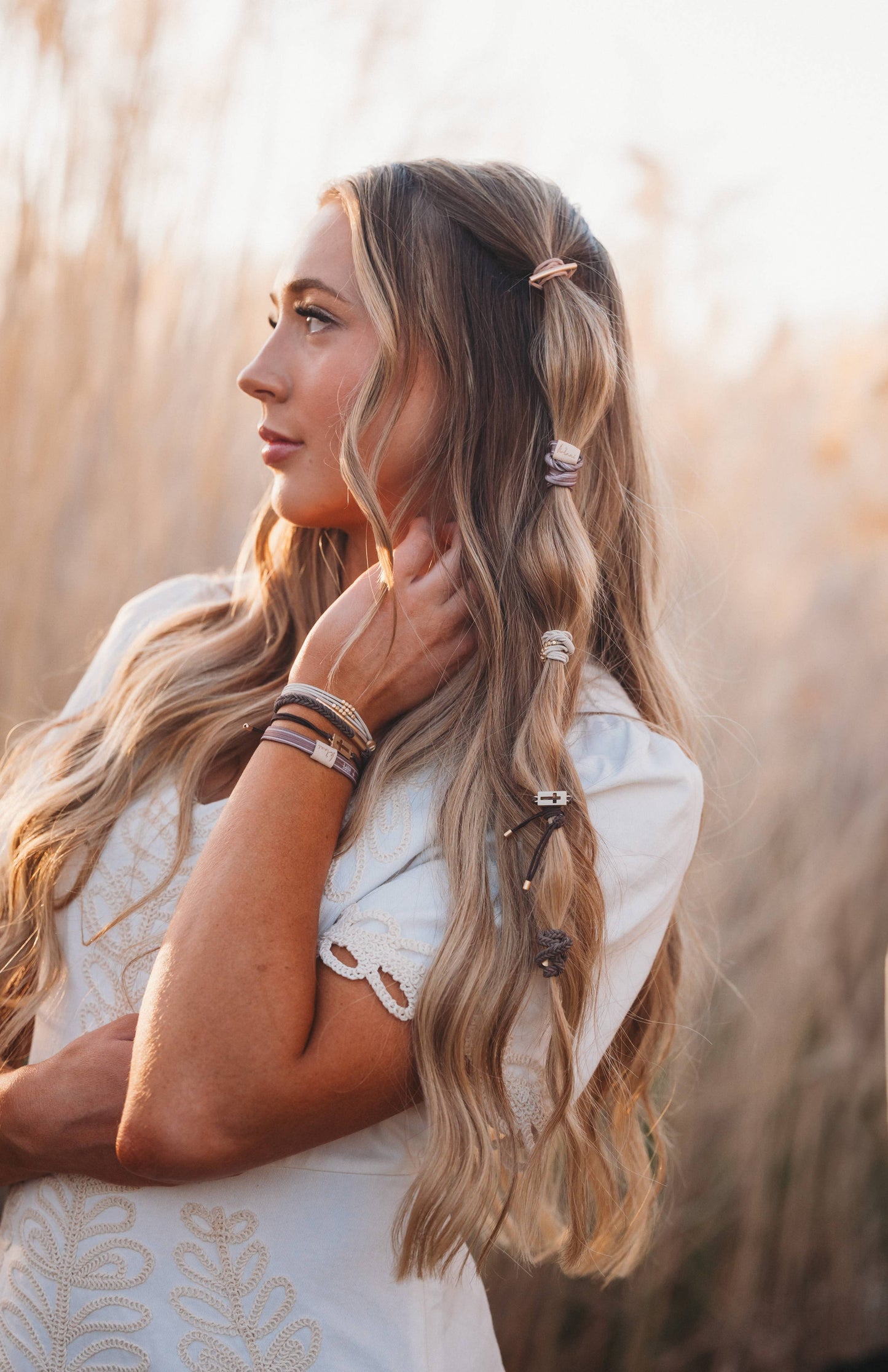 Faith, K'Lani Hair Tie Bracelets