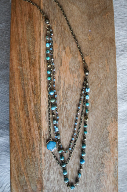 The Janet Necklace (Turquoise)