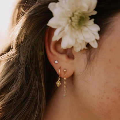 The Diamond Flat Back Studs