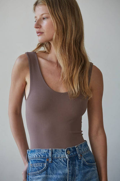 The Jude, Bodysuit (Walnut)