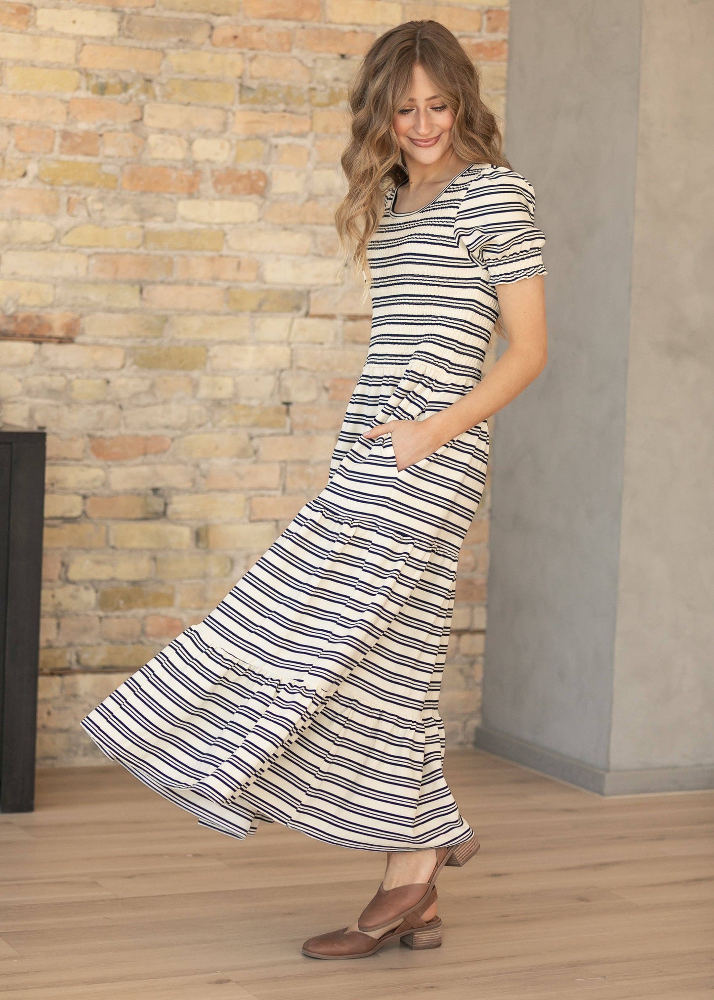 The Penelope (Navy Stripe)