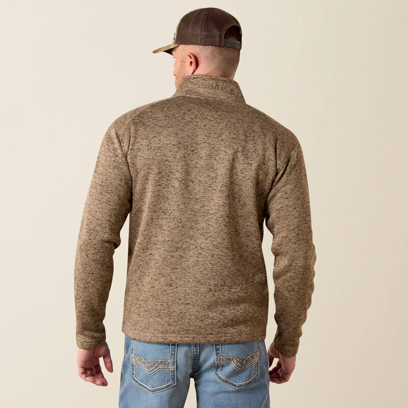 The Caldwell 1/4 Zip, ARIAT (Tan)