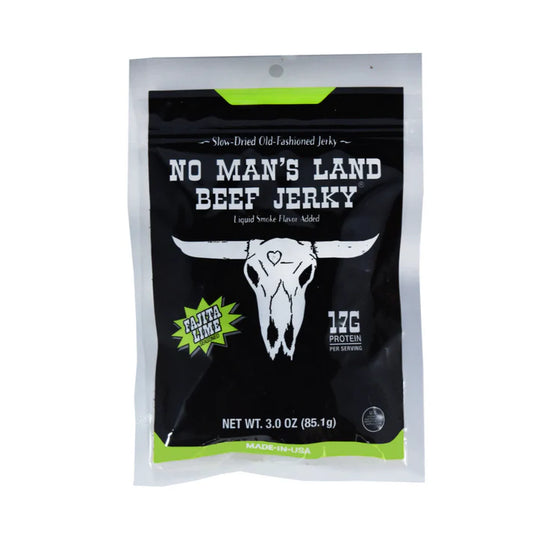 No Man's Land Beef Jerky, 3.0 oz bags (Multiple Flavors)