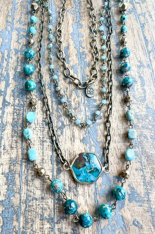 The Janet Necklace (Turquoise)