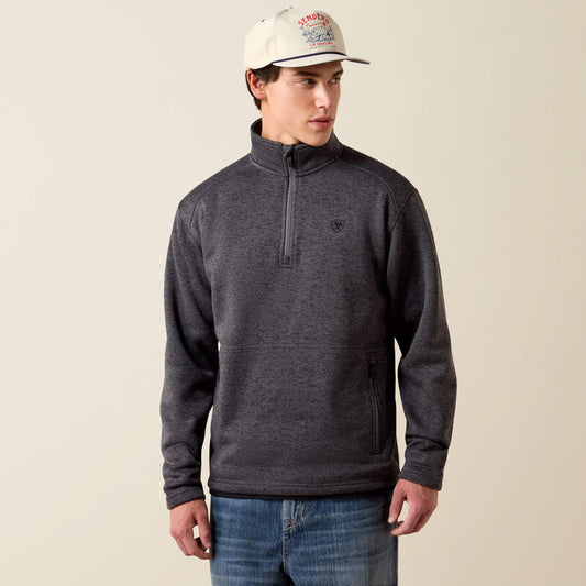 The Caldwell 1/4 Zip, ARIAT (Iron Gate)