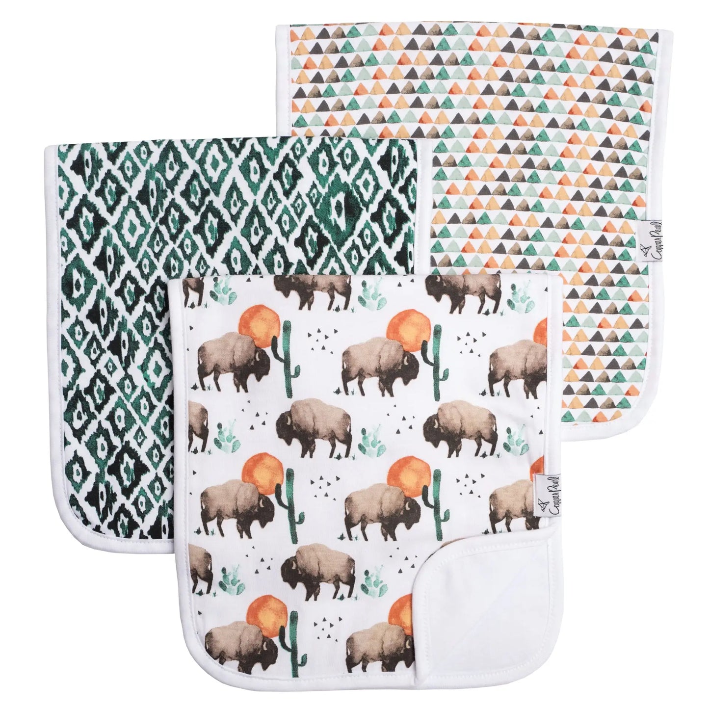 The Bison (Burp Cloths)