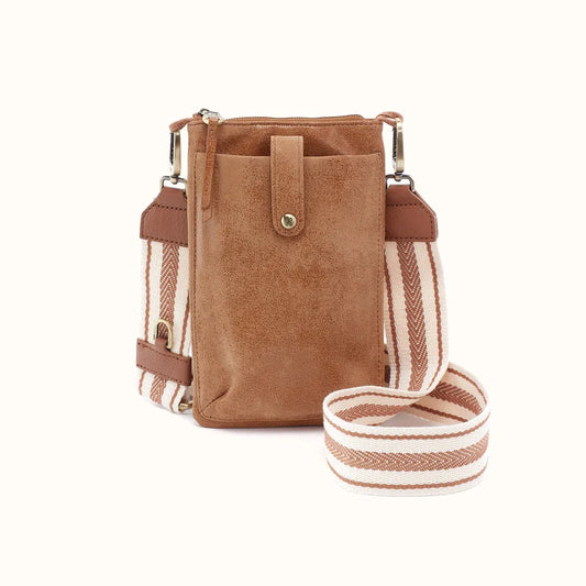Cass Phone Crossbody, HOBO (Whiskey)