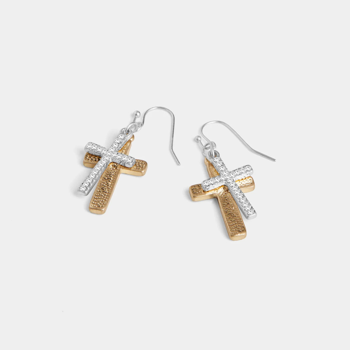 Double Cross Earrings