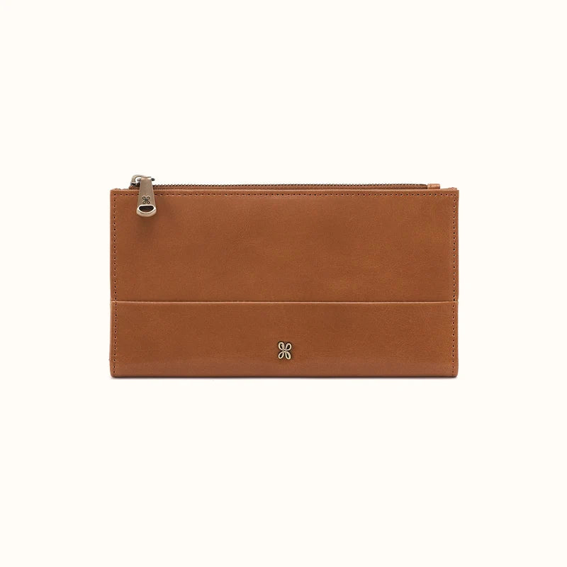 Jill Large Bifold Wallet, HOBO (Truffle)