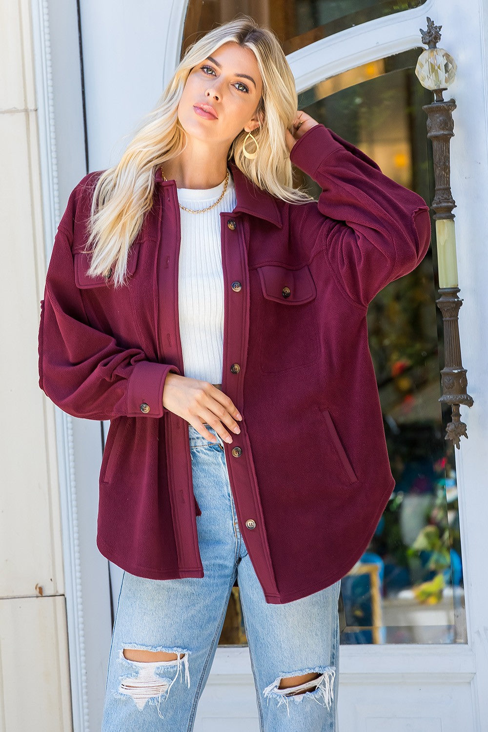 The Samantha (Burgandy)