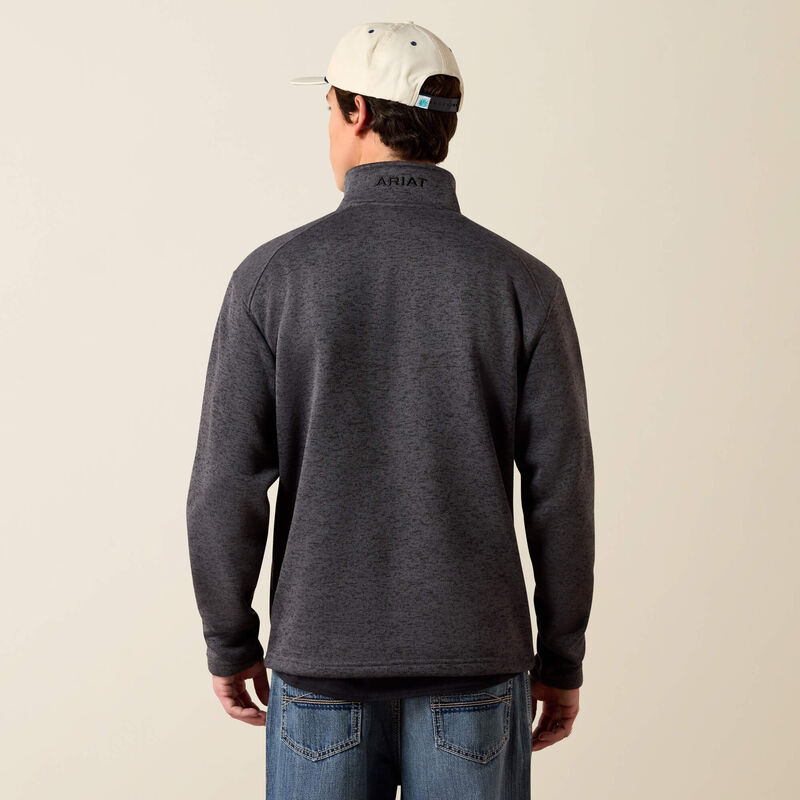 The Caldwell 1/4 Zip, ARIAT (Iron Gate)