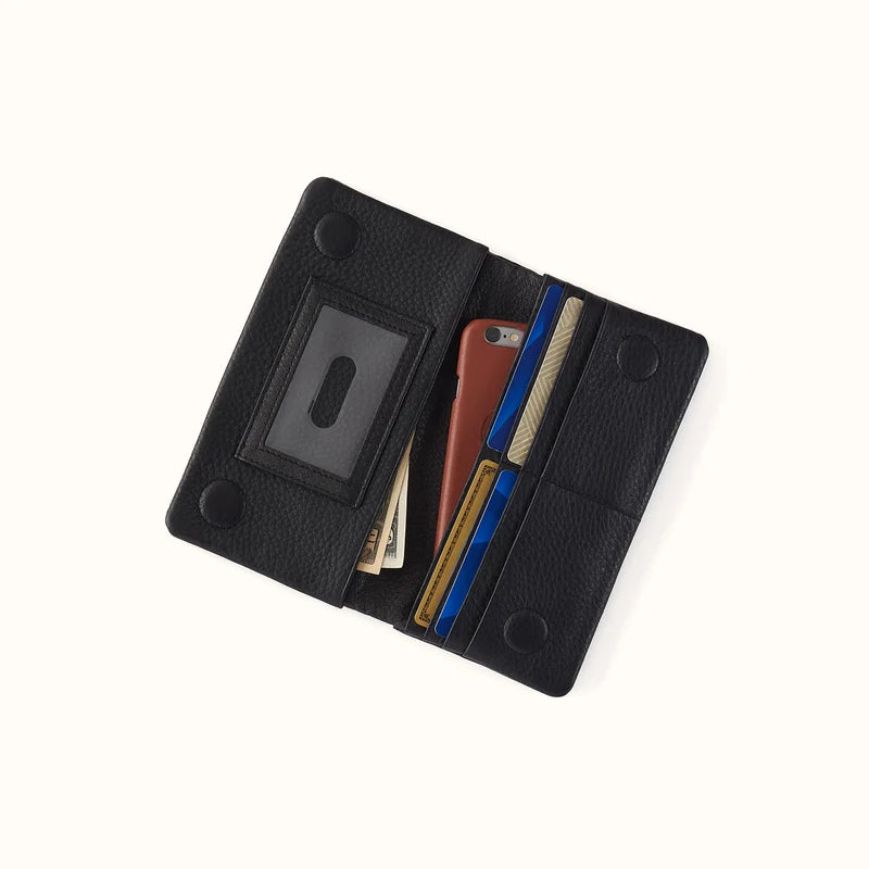Lumen Continental Wallet, HOBO (Black)