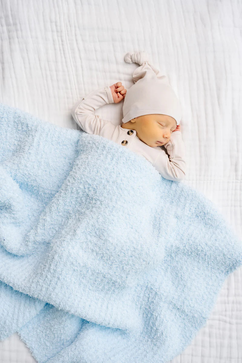 Chenille Blanket (Sky Blue)