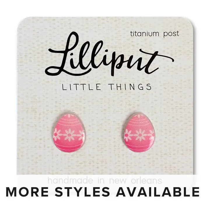 Egg Earrings (Pink)