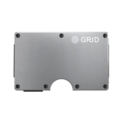 Men's Grid Wallet (Silver)