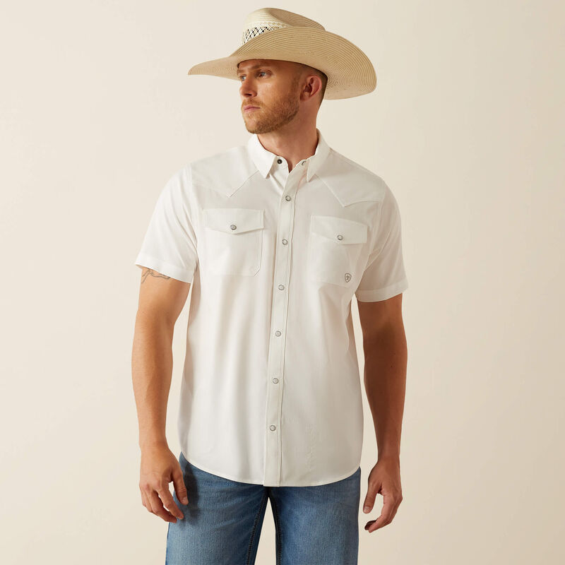 The Pearl Snap (Ariat-White)