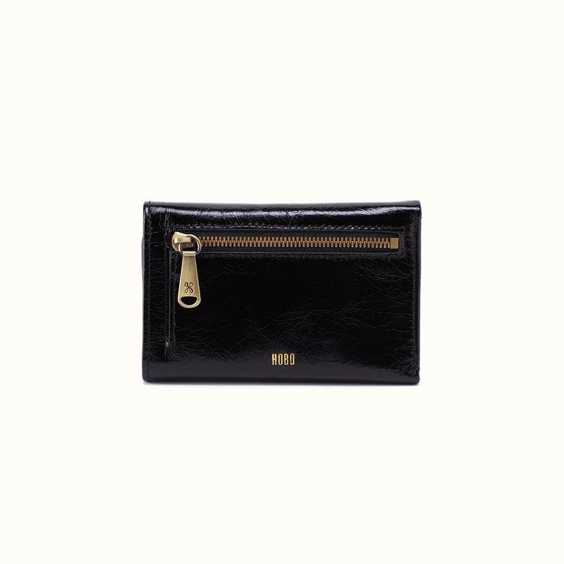 Jill Trifold Wallet, HOBO (Black)
