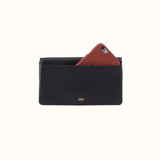 Lumen Continental Wallet, HOBO (Black)