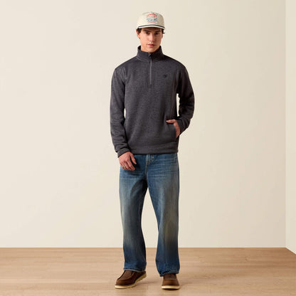 The Caldwell 1/4 Zip, ARIAT (Iron Gate)