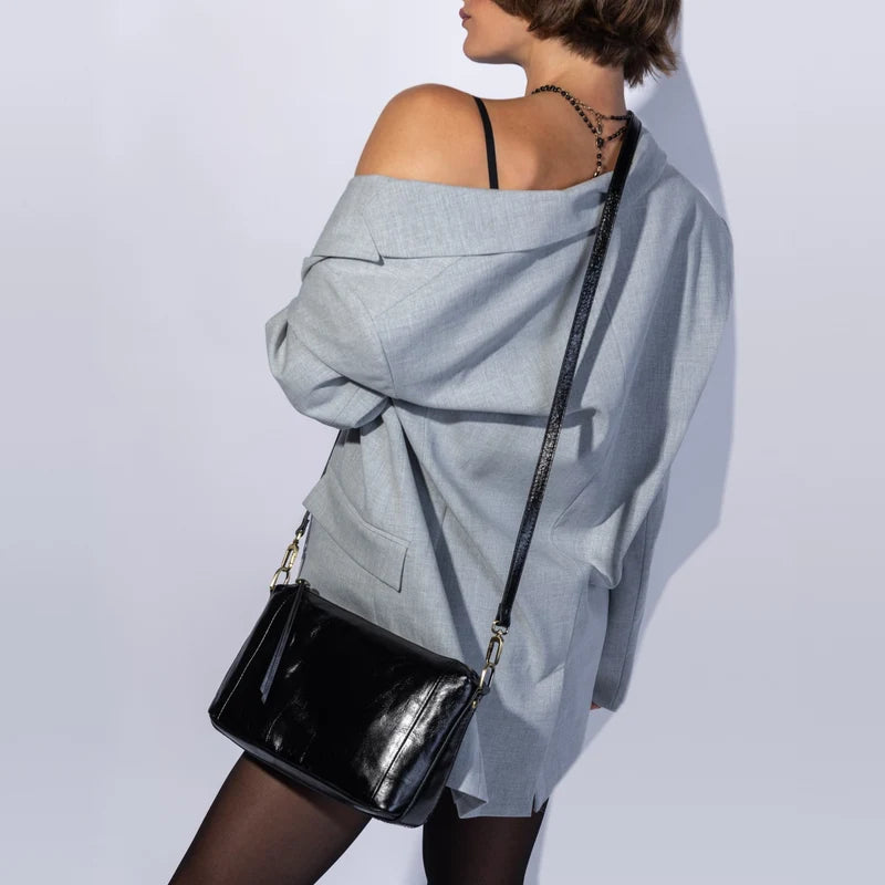Darcy Carry-All Crossbody, HOBO (Black)