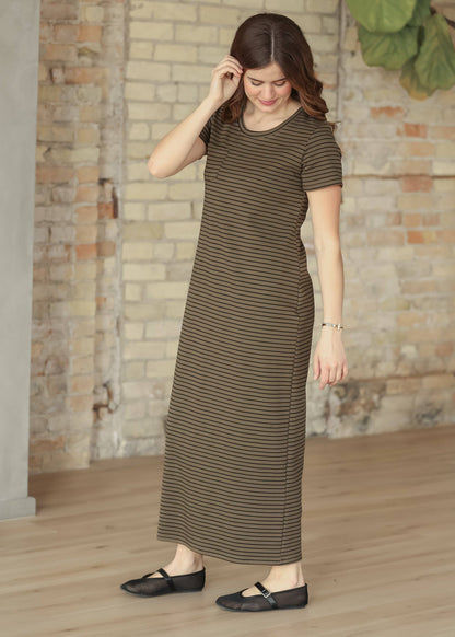 The Jane (Taupe Stripe)