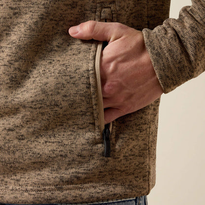 The Caldwell 1/4 Zip, ARIAT (Tan)