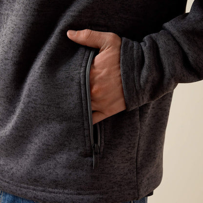The Caldwell 1/4 Zip, ARIAT (Iron Gate)