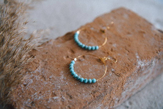 The Gemma (Turquoise Howlite)