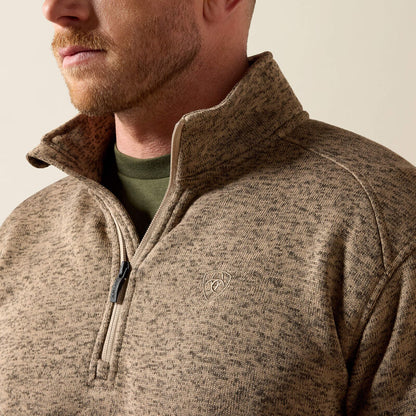 The Caldwell 1/4 Zip, ARIAT (Tan)