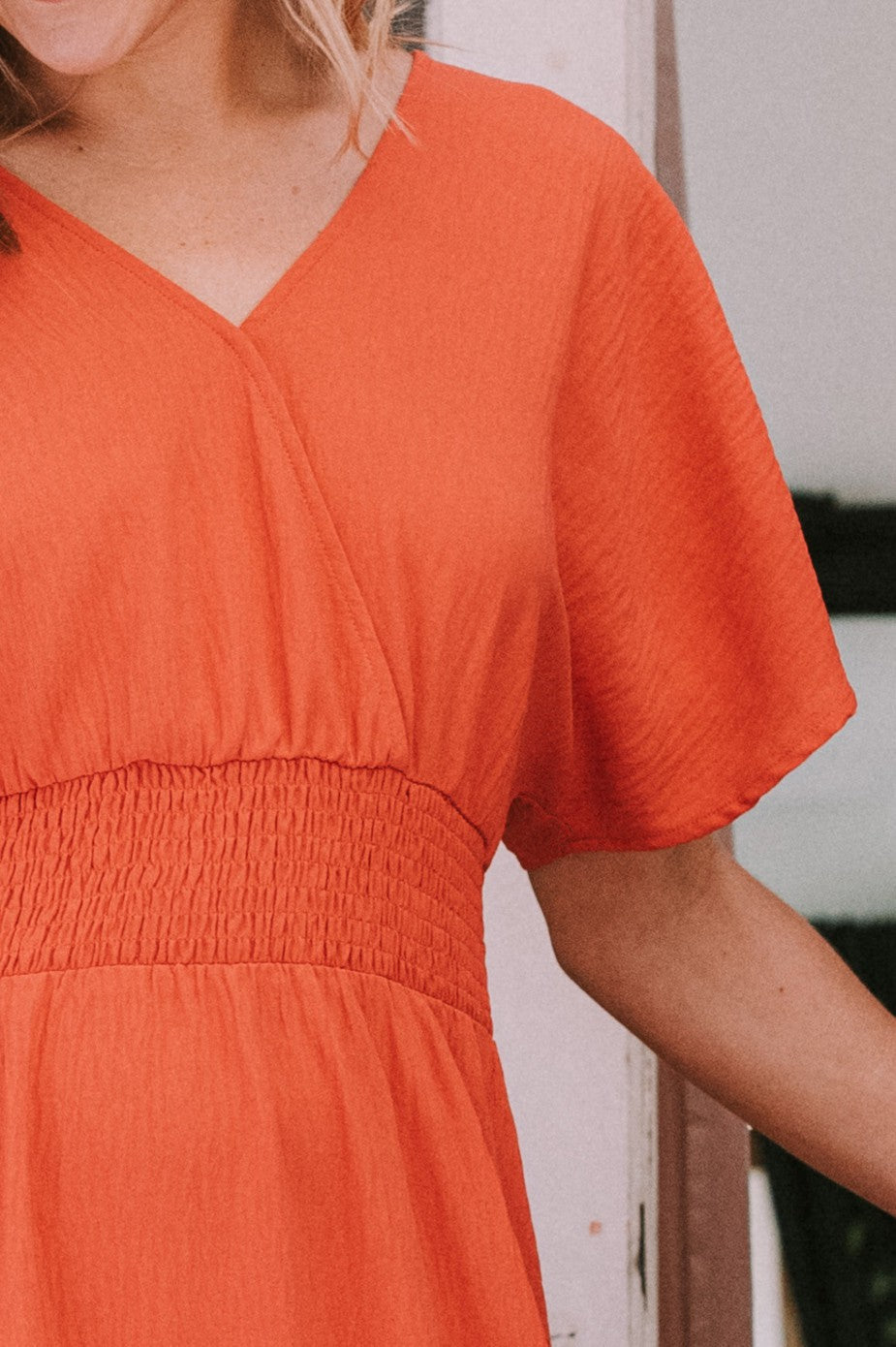 The Fern (Orange-Coral)