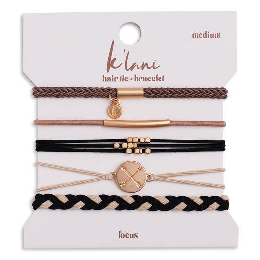 Focus, K'lani Hair Tie Bracelets