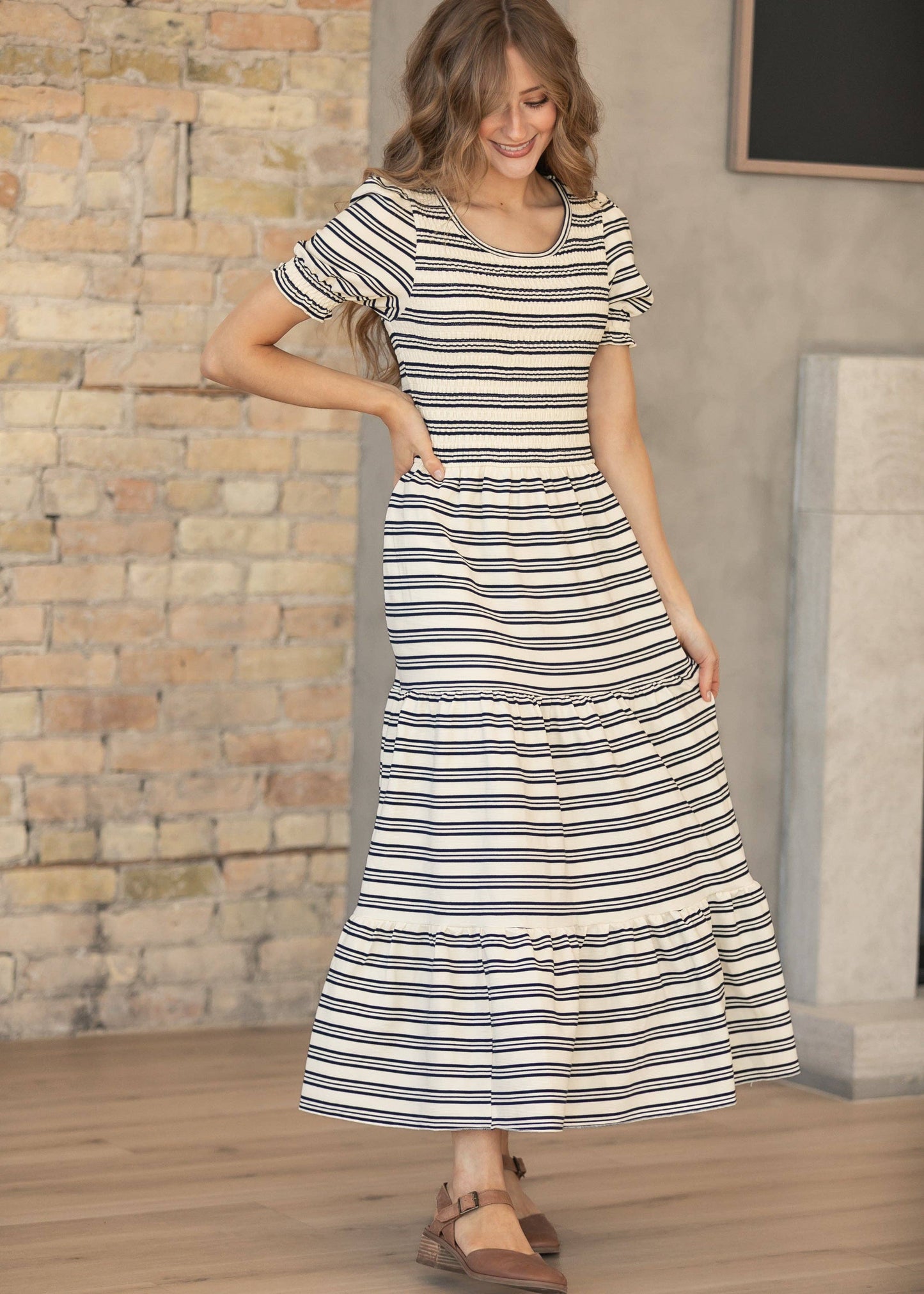 The Penelope (Navy Stripe)