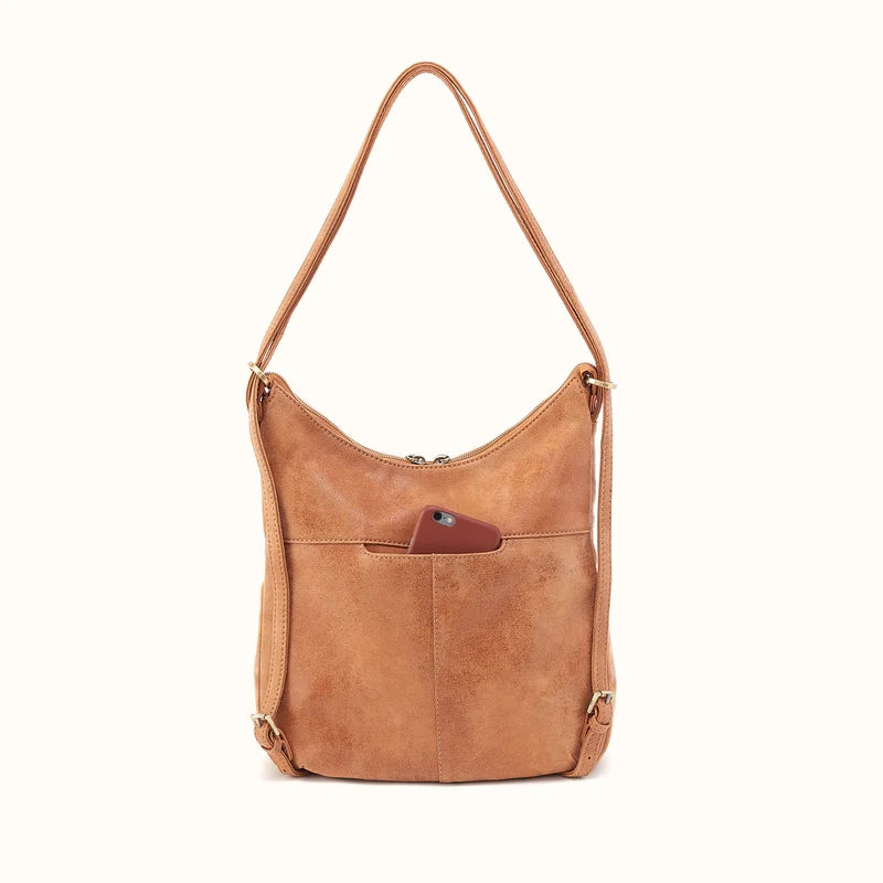 Merrin Convertible Backpack, HOBO (Whiskey)