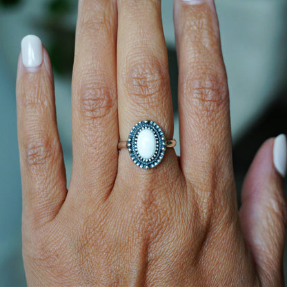 Riley White Agate Ring *Limited Edition*