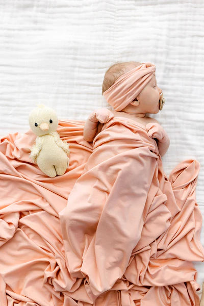 The Petal Pink Swaddle Blanket