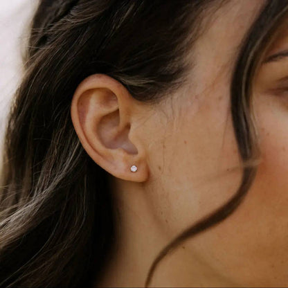 The Diamond Flat Back Studs