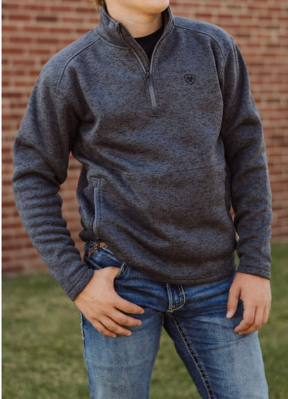 The Caldwell 1/4 Zip, ARIAT (Iron Gate)