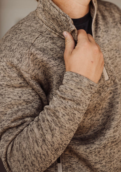 The Caldwell 1/4 Zip, ARIAT (Tan)
