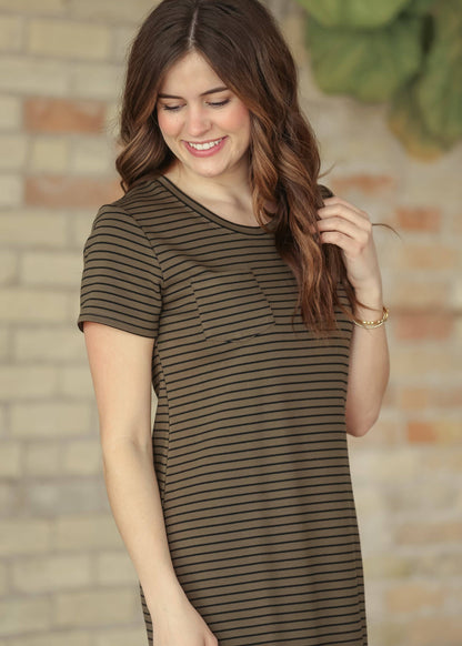 The Jane (Taupe Stripe)