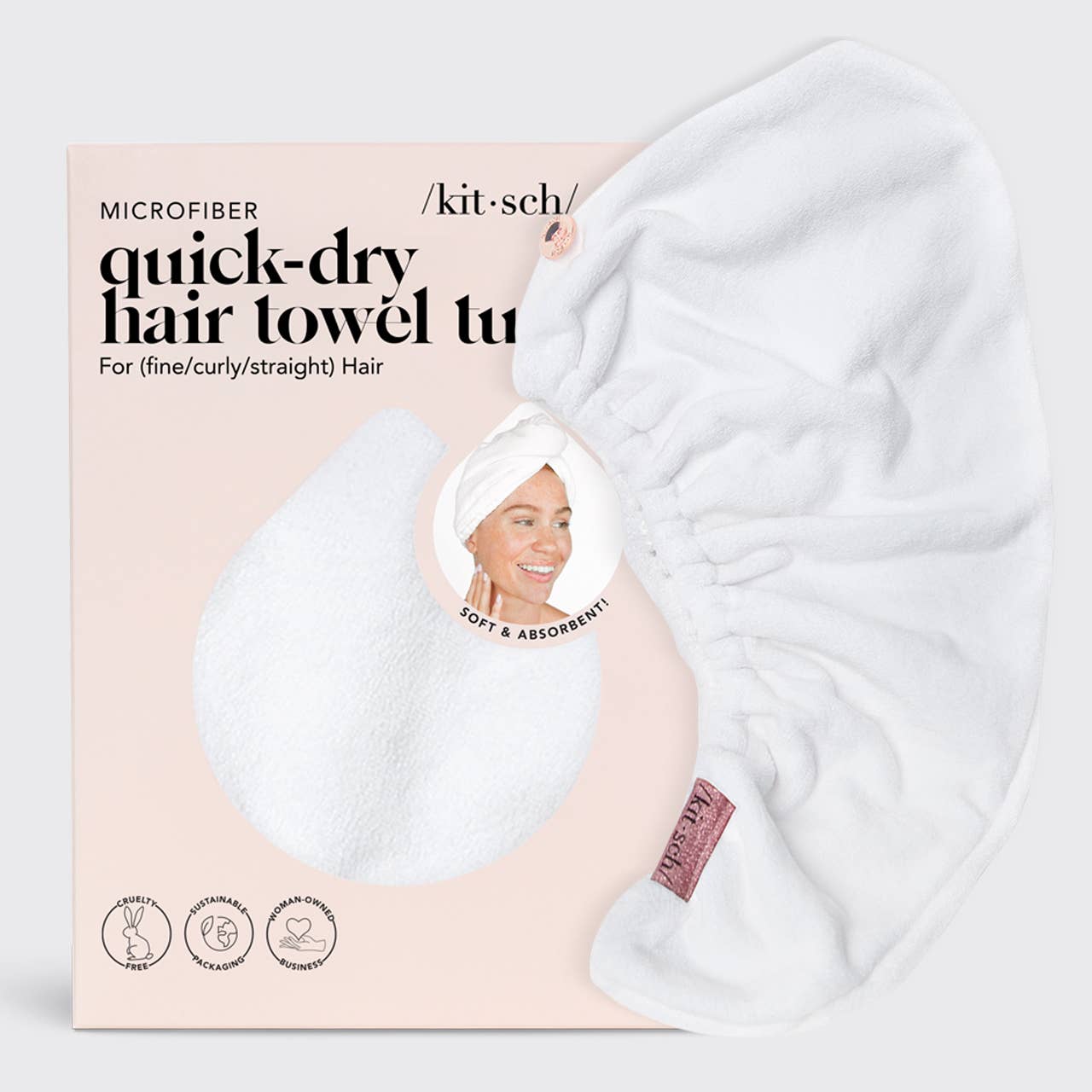 Kitsch Quick Dry Hair Towel