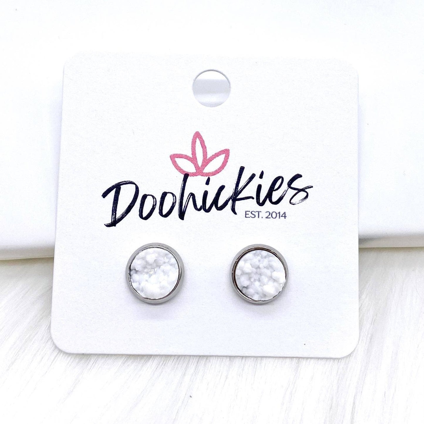 Everyday Earrings (White)