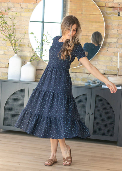The Penelope (Navy Floral)