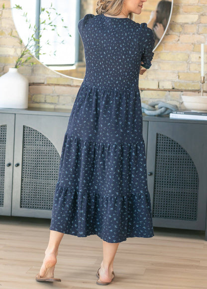 The Penelope (Navy Floral)