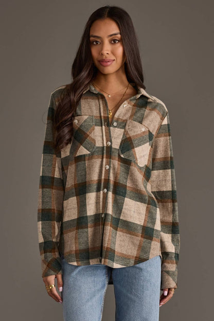 The Lisa (Tan/Dk Green/Rust)