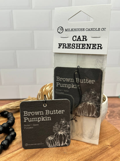Car Freshener: Brown Butter Pumpkin